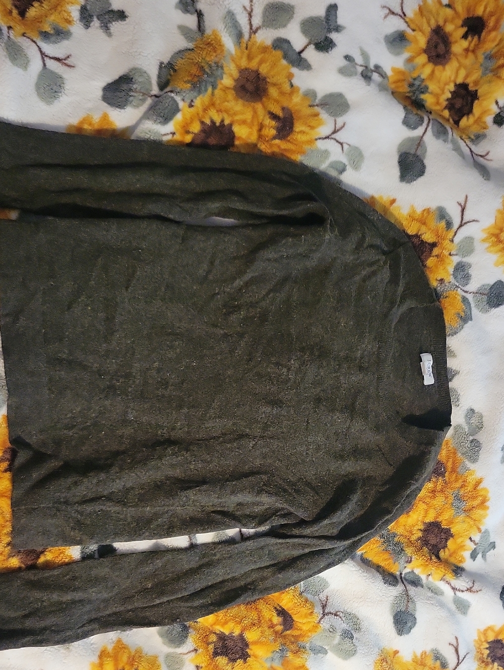 J. Crew Men's Olive Crewneck Sweater